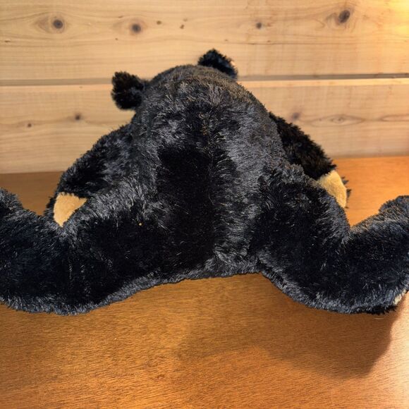 Teddy Bear Black Stuffed Animals 10'' Tall Soft Clean Stocking Stuffer - Picture 7 of 10